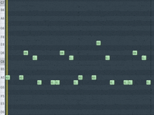 a computer screen shows a grid with a yellow line between c7 and e6