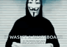 Anon Anonymous GIF - Anon Anonymous It Wasnt A Skateboard Accident GIFs