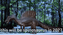 Spinosaurus Dinosaur GIF
