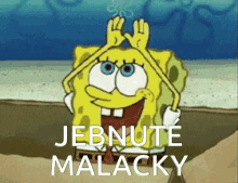 Spongebob Meme Jebnute Malacky GIF - Spongebob Meme Jebnute Malacky Rainbow GIFs
