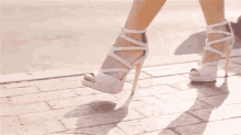 Heel To Toe When Struttin In High Heels GIF - High Heels Strutting Walking GIFs