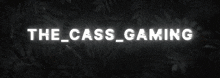 a black and yellow sign that says " the cass gaming club "