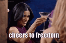To Freedom GIF - To Freedom Cheers Freedom GIFs