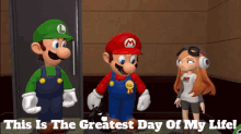 Smg4 Mario GIF - Smg4 Mario This Is The Greatest Day Of My Life GIFs