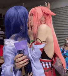 Eimiko Well In That Case GIF - Eimiko Well In That Case Kiss GIFs