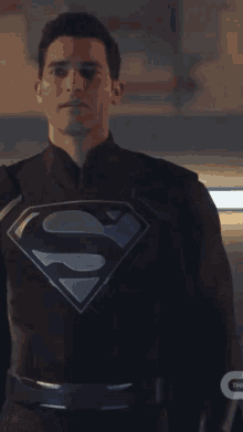 Tyler Hoechlin Superman GIF - Tyler Hoechlin Superman Black Superman GIFs