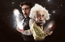 Tesla And Einstein Luma Ai GIF
