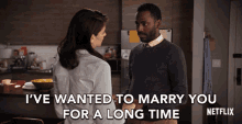 Ive Wanted To Marry You For A Long Time Baron Vaughn GIF - Ive Wanted To Marry You For A Long Time Baron Vaughn Nwabudike Bergstein GIFs