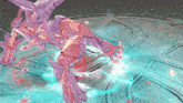 a video game character is doing a handstand on a tile floor
