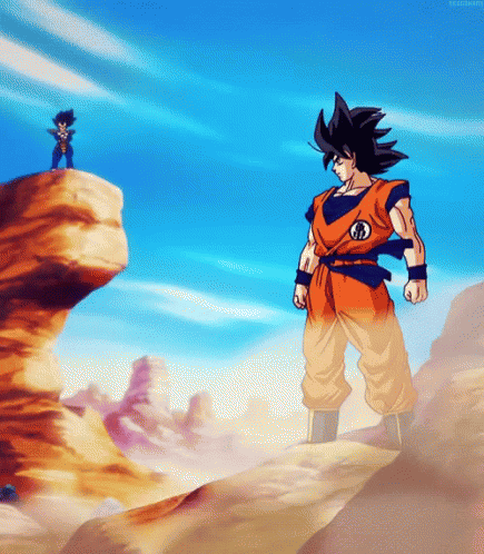 Songokuvs Vegeta Stare GIF - Songokuvs Vegeta Stare Dragonball GIFs