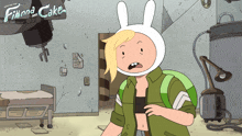 Run Away Crying Fionna GIF - Run Away Crying Fionna Adventure Time Fionna And Cake GIFs