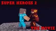 a poster for super heroes 2 the movie shows the flash and steve