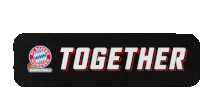 Fcbb Together Sticker - Fcbb Together We Play For You Stickers