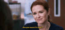 Greys Anatomy April Kepner GIF - Greys Anatomy April Kepner Are You Sure Its Over GIFs