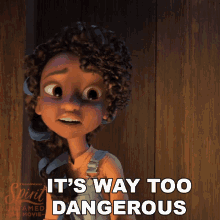 Its Way Too Dangerous Prudence Granger GIF - Its Way Too Dangerous Prudence Granger Spirit Untamed GIFs