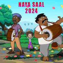 Naya Saal 2024 Raja Indra Verma GIF - Naya Saal 2024 Raja Indra Verma Chhota Bheem GIFs