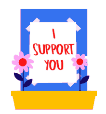 i support you i care care support caring