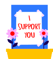 I Support You I Care Sticker - I Support You I Care Care Stickers