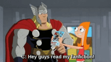 candace phineas and ferb fangirl thor fanfic