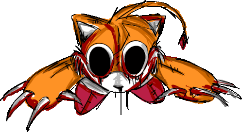 Tails Doll Soulless Dx Sticker - Tails Doll Soulless DX Soulless FNF -  Discover & Share GIFs