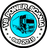 V8power Scania Sticker - V8power Scania Stickers
