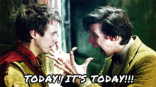 Today! It'S Today! - Doctor Who GIF - Doctor Who Dr Who Matt Smith GIFs