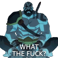 What The Fuck Grog Strongjaw Sticker - What The Fuck Grog Strongjaw The Legend Of Vox Machina Stickers