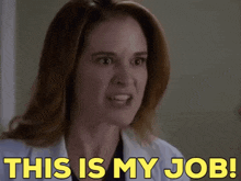 Greys Anatomy April Kepner GIF - Greys Anatomy April Kepner This Is My Job GIFs