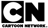 a black and white logo for the cartoon network