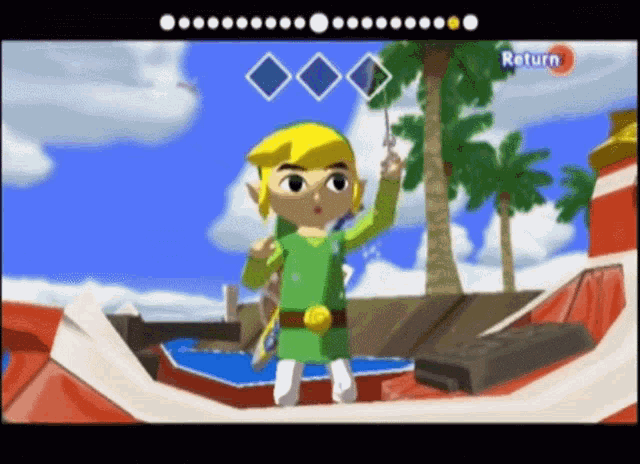 Legend of Zelda: Ocarina of Time - Sun's Song on Make a GIF