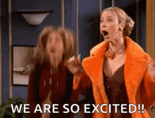 Excited Friends GIF - Excited Friends Rachel GIFs