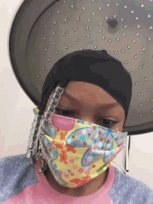 Face Mask Hair Done GIF - Face Mask Hair Done Black Woman GIFs