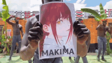 Makima Kiss GIF - Makima Kiss Chain GIFs