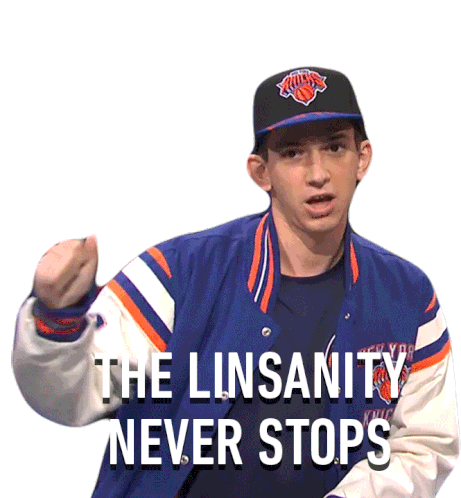 The Linsanity Never Stops Saturday Night Live Sticker - The Linsanity Never Stops Saturday Night Live Sportsmax Stickers