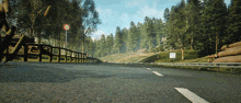 a sign on the side of a road says 30