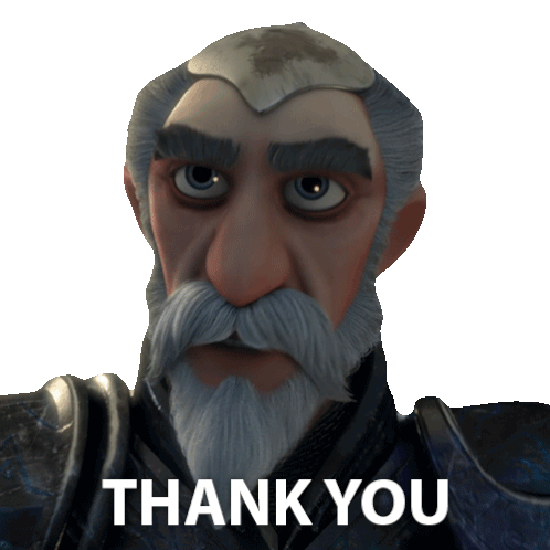 Thank You Merlin Sticker - Thank You Merlin Trollhunters Tales Of Arcadia Stickers