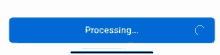 a blue bar that says processing and a loading bar