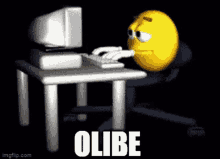 Olibe Emoji GIF - Olibe Emoji Typing GIFs