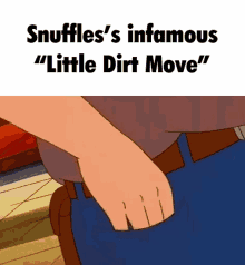 Snuffles Dirt GIF