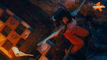 a nickelodeon ad shows a girl reaching for something