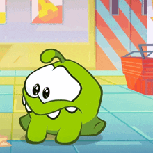 Catching A Candy Om Nom GIF - Catching A Candy Om Nom Cut The Rope GIFs