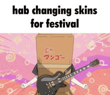 Hab Changing Skins Hab Changing Skins For Festival GIF - Hab Changing Skins Hab Changing Skins For Festival Habbytat GIFs