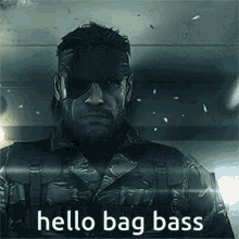 Metal Gear Snake GIF - Metal Gear Snake Bag Bass GIFs