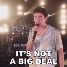 Its Not A Big Deal Eric Nam GIF - Its Not A Big Deal Eric Nam Thats Not Important GIFs