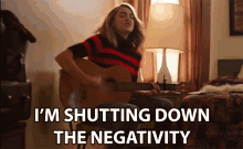Im Shutting Down The Negativity Evie Irie GIF - Im Shutting Down The Negativity Evie Irie The Optimist GIFs