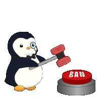Penguin Pudgy Sticker