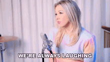 Were Always Laughing Emma Heesters GIF - Were Always Laughing Emma Heesters Gangga GIFs