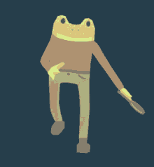frog detective walking amphibian