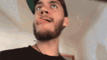Tongue Out Casey Frey GIF - Tongue Out Casey Frey Licking My Lips GIFs