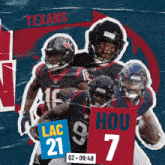 Houston Texans (7) Vs. Los Angeles Chargers (21) Second Quarter GIF - Nfl National Football League Football League GIFs